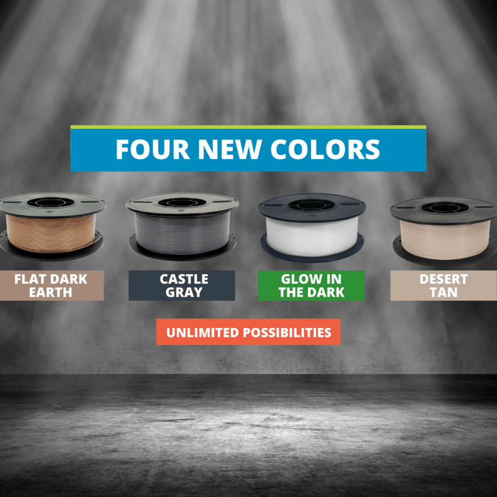 3D-Fuel Adds 4 New Colors to Pro PLA Filament Lineup - 3D-Fuel