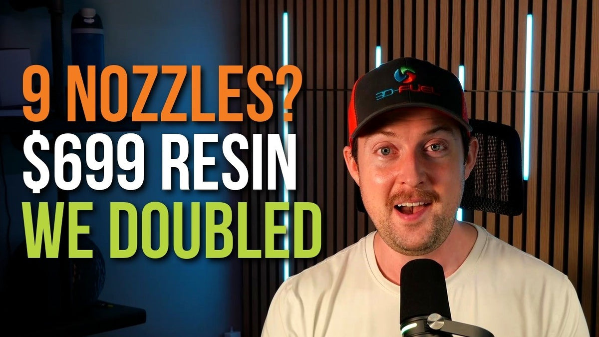 John Schneider on the 3D-Fueled Show episode 17: 9 nozzles, $699 resin, we doubled