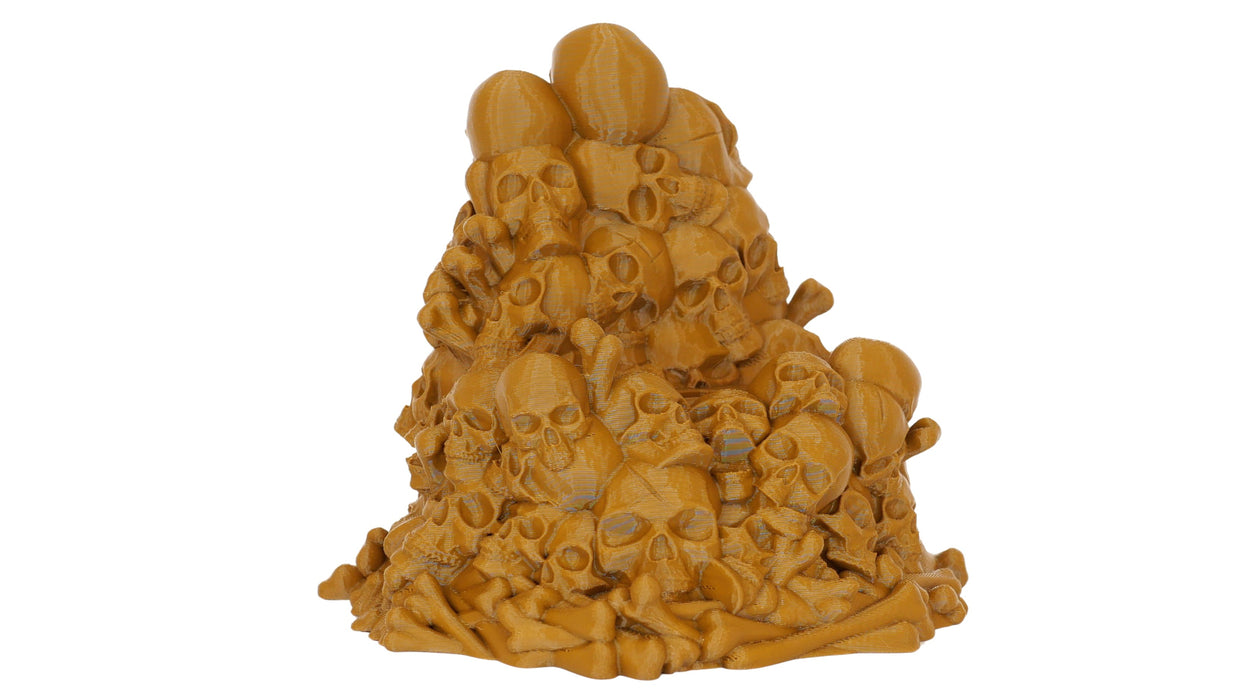 Coyote Brown Pro PCTG 3D printed skull phone holder