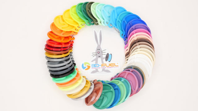 Color Keychain Sample Set for 3D - Fuel Colors - 3D - Fuel