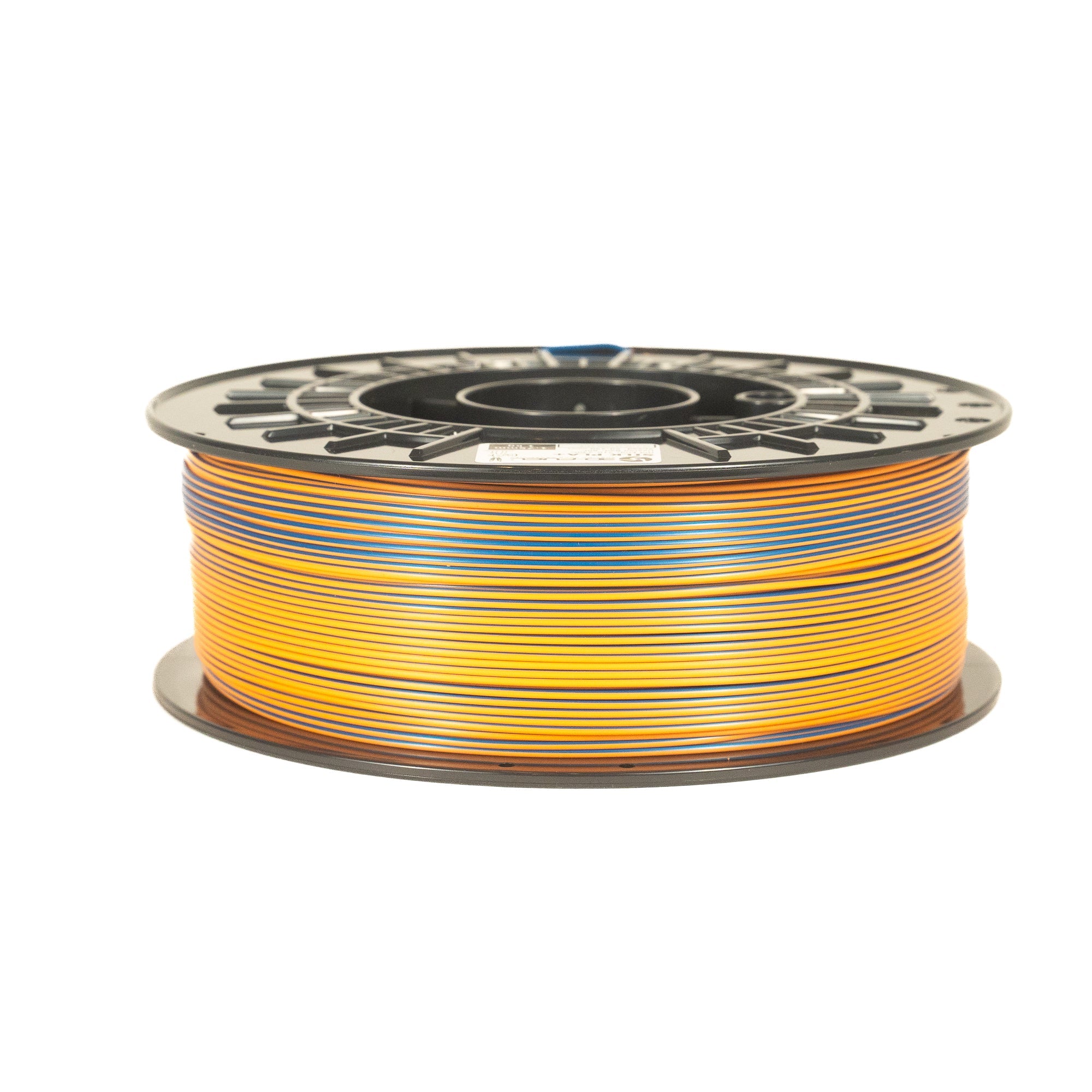 Dual - Color Silk PLA+, Silky Blue Orange Theory, 1.75mm - 3D - Fuel
