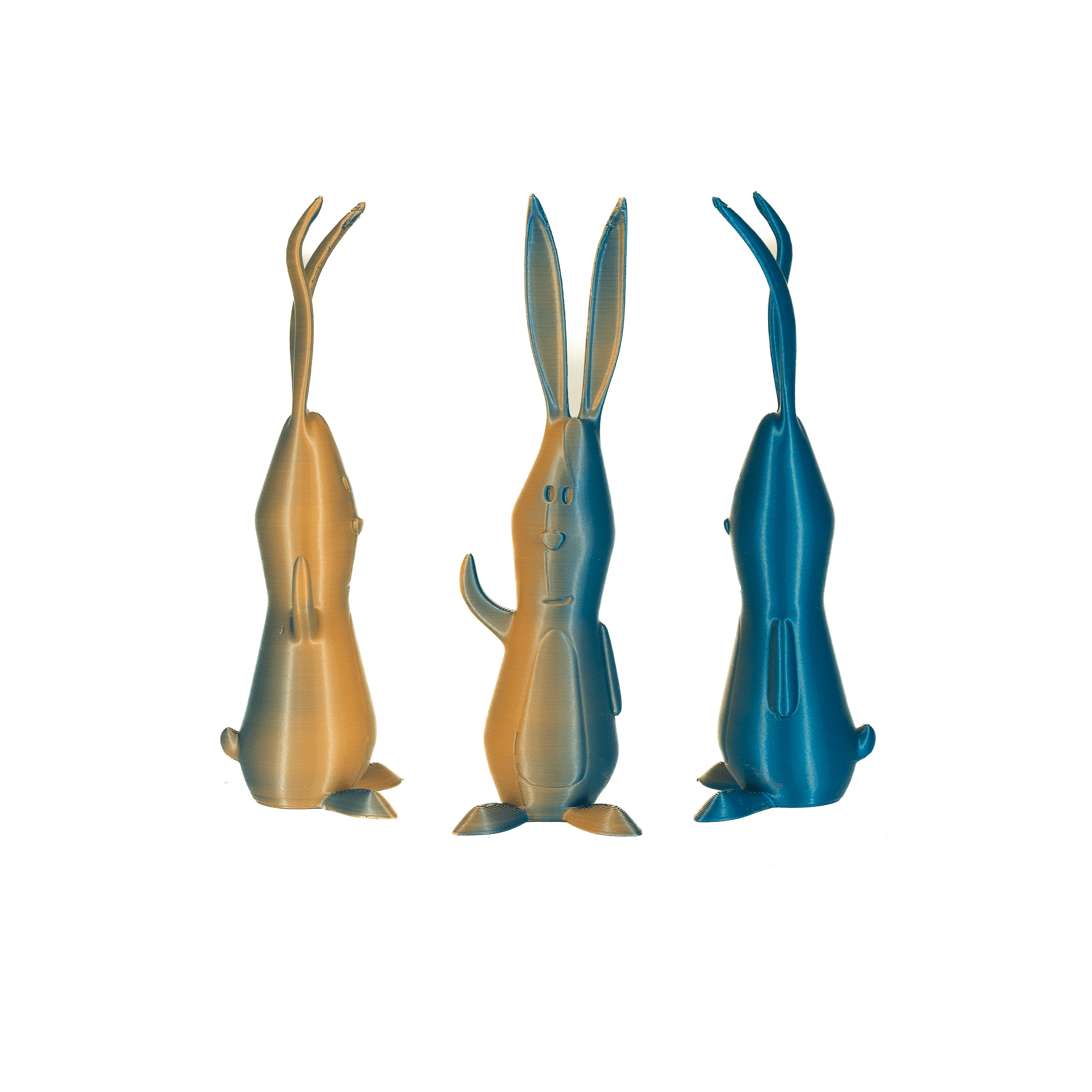 Dual-Color PLA+ - Silky Blue Orange - 1.75mm | 3D-Fuel - Made In USA