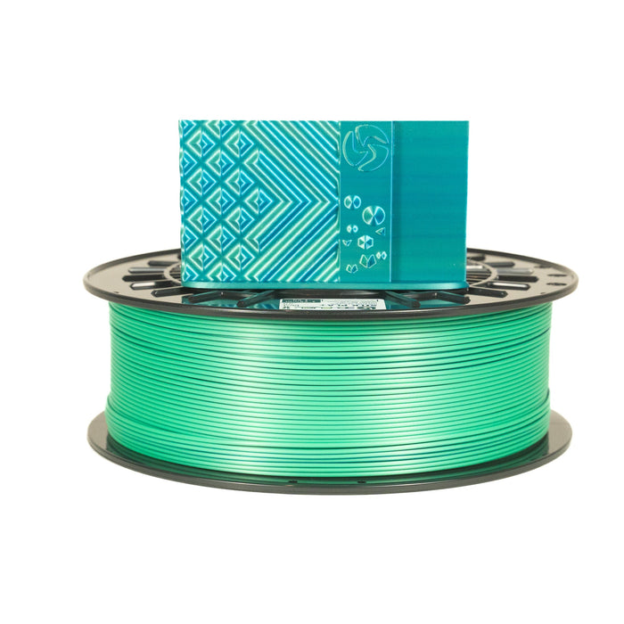 Dual - Color Silk PLA+, Silky Lagoon, 1.75mm - 3D - Fuel