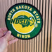 ndsu bison printed in Pro PCTG Toolbox Forest Green and Toolbox Yellow - 1