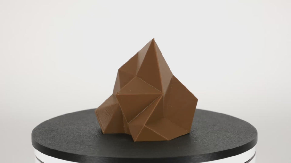 Coyote Brown Pro PCTG  3D printer filament 3D printed crystal gem Made in USA