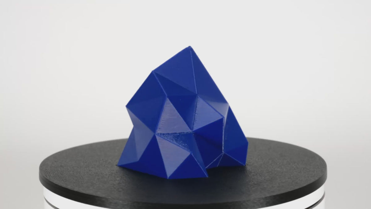 Pro PCTG, Toolbox Blue, 1.75mm - 3D-Fuel 3D printed crystal gem made in usa that matches Dremel blue rotating video