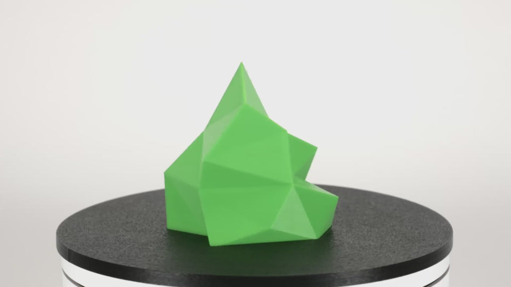 Pro PCTG, Lime Green, 1.75mm - 3D-Fuel 3D printed crystal gem rotating video