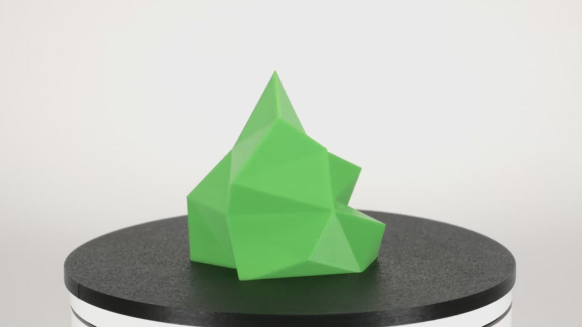 Pro PCTG, Lime Green, 1.75mm - 3D-Fuel 3D printed crystal gem rotating video