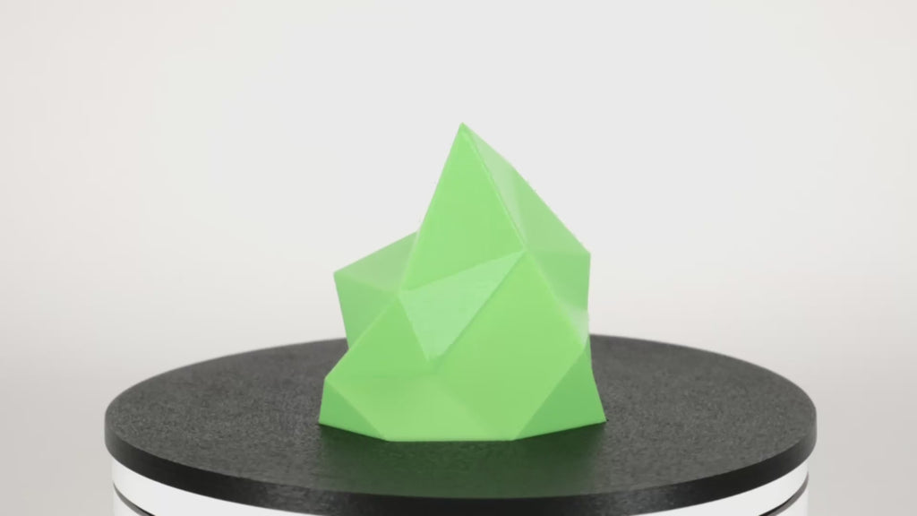 3D-fuel pro PCTG toolbox lime 3D printed crystal gem that matches festool lime green and is manufactured in the USA rotating video