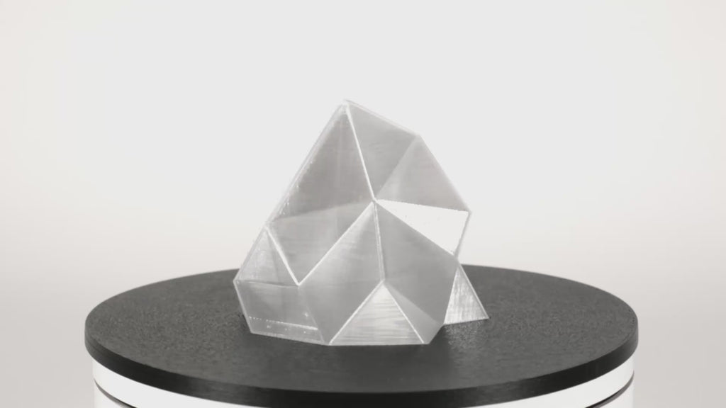 Pro PCTG, Natural, 1.75mm - 3D-Fuel 3D printed crystal gem rotating video