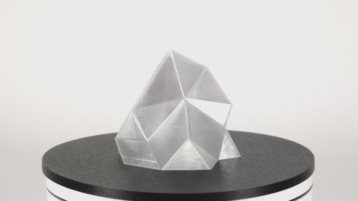 Pro PCTG, Natural, 1.75mm - 3D-Fuel 3D printed crystal gem rotating video