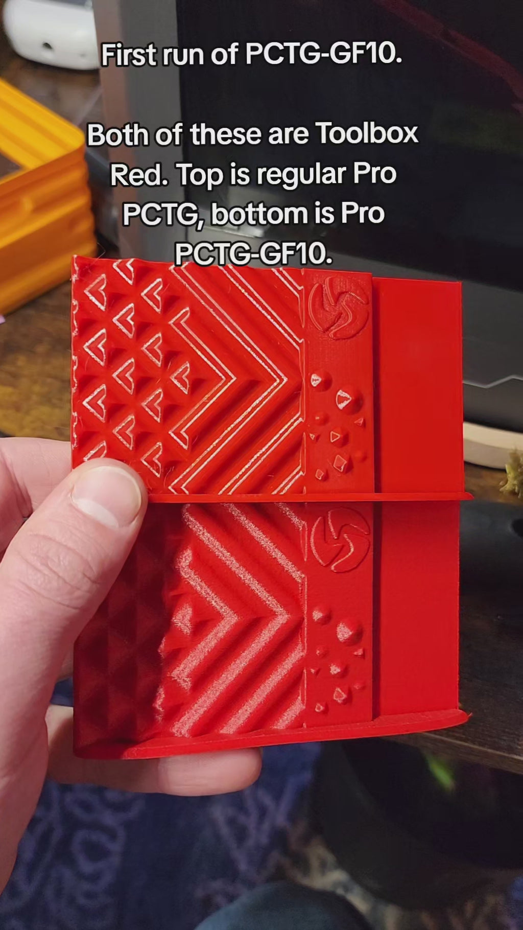 Pro PCTG-GF10, 10% Glass Fiber PCTG, Toolbox Red, 1.75mm