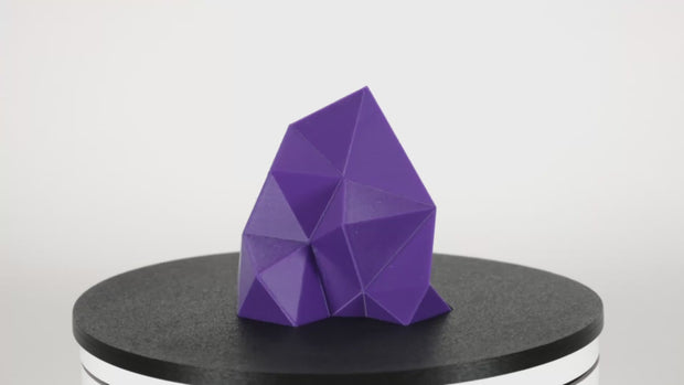 Pro PCTG, Grape Purple, 1.75mm - 3D - Fuel 3D printed crystal gem rotating video