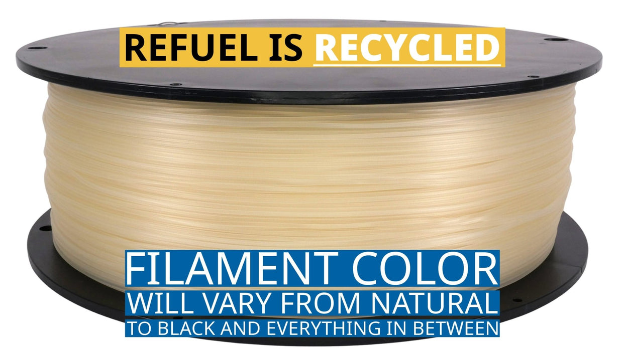 ReFuel™3D-Fuel Recycled Standard or Tough Pro PLA+, 1.75mm