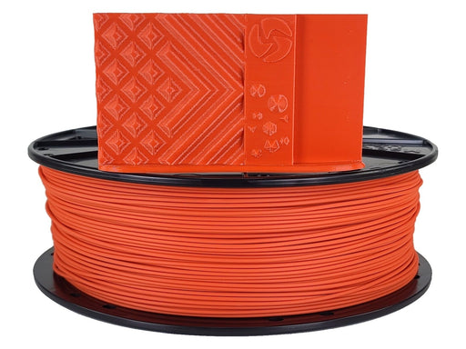 3D-Fuel PLA Autumn Orange Horizontal Spool with Print Sample  1.75mm