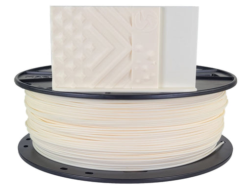 3d-Fuel Bone White Horizontal Spool with Print Sample